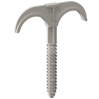 Hak podłogowy podwójny DH 77mm DH77