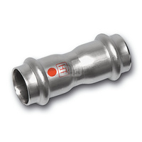 Mufa SANHA NiroTherm Industry, stal nierdzewna, 108 mm (zw x zw)