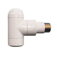 HERZ - zawór powrotny DE LUXE figura kątowa, Kolor Ultramaryna (RAL 5002) 1/2