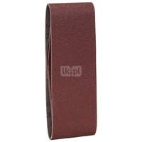 3-częściowy zestaw taśm szlifierskich do szlifierek taśmowych, wersja czerwona K = 60