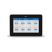 Natynkowy przewodowy panel kontrolny do listwy L-9R (montaż natynkowy, kolorowy wyświetlacz) czarny, model M-9t