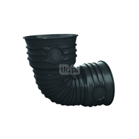 Kolano 15' MAGNAPLAST MAGNACOR MCB, PP (czarny), DN 600 (wz x ww), do kanalizacji