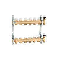 Zespół rozdzielaczy. 1" x 4 wyjścia 3/4" GZ