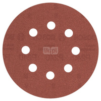 5-częściowy zestaw papierów ściernych do szlifierek mimośrodowych K = 240