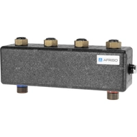 Rozdzielacz do instalacji c.o. AFRISO KSV 90-2 HW GZ 1'', 2-obieg. Nakrętka 1'', max. 50 kW