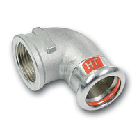 Kolano 90' SANHA Therm Industry, Stal 28 mm x 1'', (ZW x GW)