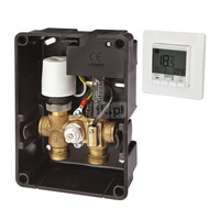 KOMBIBOX RTL-TH DIGITAL 3/4" GZ, rozeta z tworzywa sztucznego /biała/