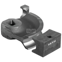 Segment gnący i element ślizg. fi 50, R135 REMS