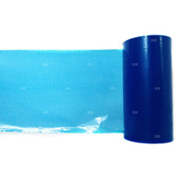 Folia ochronna QIK długość 100 m 200 x 0.003 mm, kolor niebieski