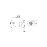 Separator tłuszczu EasyClean ground GW Standard NS7 120D