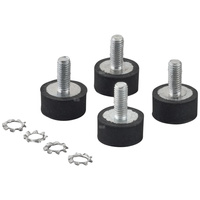 Stopy+pierścień zabezp.,4-pak