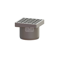 Kratka KESSEL kwadratowa ze stalowai nierdzewnej 138x138mm do wpustu