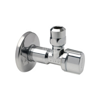 Zawór wodny ARCO A80 kątowy (pokrętło NOVA) - 2 szt. GZ 1/2'' x GZ 3/8'' x 10
