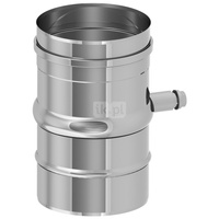 Rura z odpływem kondensatu JEREMIAS TN06110 z uszczelką 80mm, długość 200 mm