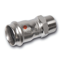 Nypel SANHA NiroTherm Press, stal nierdzewna, 76,1 mm x 2 1/2'' (zw x GZ)