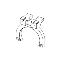 Uchwyt do kolana dopływowego i odpływowego TECE profil