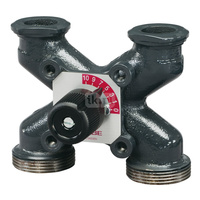 Zawór obrotowy czterodrogowy ESBE 4HG25-8 90 MM G 1 1/2, DN 25