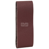 3-częściowy zestaw taśm szlifierskich do szlifierek taśmowych, wersja czerwona K = 100