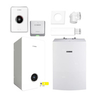 Pakiet: Gazowy kocioł kondensacyjny wiszący PAK GC5700iW24P+WD160+2581+CT200b+K20RF