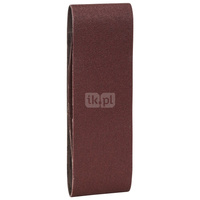 3-częściowy zestaw taśm szlifierskich do szlifierek taśmowych, wersja czerwona K = 60, 80, 100