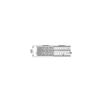 Grzejnik płytowy typ 33 KERMI X2 Plan-K wym. 905 x 2005 mm, kolor biały, moc 5993 W