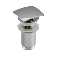 Zestaw odpływowy do umywalki PERFEXIM SPPMWK00K chromowany 2 3/4'', przycisk kwadratowy wypukły