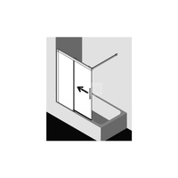 Kermi Drzwi przes. Nica H2L 1200x 1500 1175-1200 SWS SR Opaco Clean