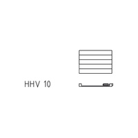 Grzejnik płytowy typ 10 KERMI V-HHV wym. 280 x 4600 mm, kolor biały, moc 1481 W