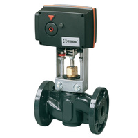 Zawór regulacyjny dwudrożny ESBE VLA325, DN 15 (kołnierz x kołnierz), zabezpieczenie: Powlekanie, PN 16, Kvs: 4 m3/h