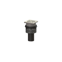 Wpust Ecoguss, DN70, odpł. pionowy, z kratką szczel/ramą nierdz. 120x120