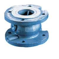 Zawór zwrotny kołnierzowy, zamknięcie grzybkowe wspomagane sprężyną, typ 402, DN 200, PN10