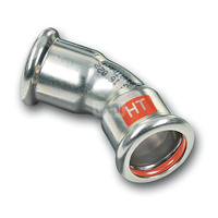 Łuk 45' SANHA Therm Industry, Stal 88,9 mm x 88,9 mm, (ZW x ZW)