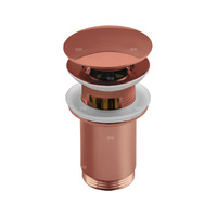 Zestaw odpływowy do umywalki PERFEXIM SPPMK07OW różowe złoto 2 3/4'', przycisk duży okrągły wypukły