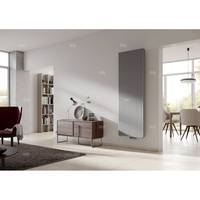 Grzejnik dekoracyjny Kermi®Carré Plus® 2000x715x86, 2651W, podł. 6998, RAL 9005 SFE