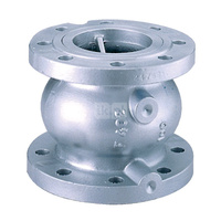 Zawór zwrotny kołnierzowy, zamkniecie grzybkowe wspomagane sprezyna, typ 402X, DN 80, PN16