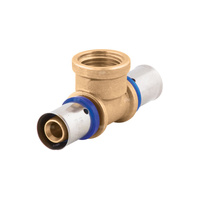 Trójnik PERFEXIM 73A mosiądz 20 mm x 1/2'' x 20 mm (zz x GW x zz)