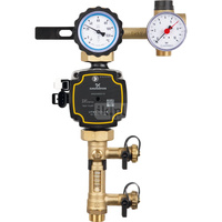 Grupa pompowa AFRISO PrimoSol 130-1 GZ 1'' x 1'', z izolacją, z pompą obiegową Grundfos UPM 3 Solar 25-75/130 mm