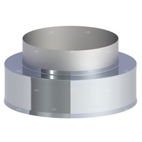 Zakończenie wylotu rury dwuściennej fi150mm