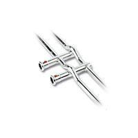 Czwórnik Concept By SANHA Therm krzyżowy do najwyższej kondygnacji stal 15 mm x 15 mm x 12 mm x 12 mm, zw x zw x zw x zw