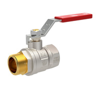 Zawór kulowy SENA VA30 Ni-Free, 1/2GW x 1/2GZ, dźwignia INOX