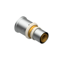 Złączka prosta mosiężna zaprasowywana red. QIK 75x7,5-50x4,5 XPRT