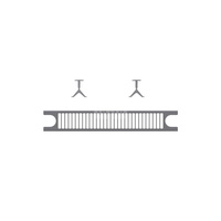 OSŁ. GÓRNA TYP22 GRZ. PION. DŁ.=800RAL9016