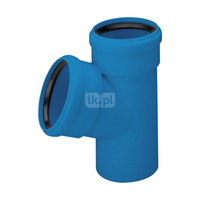 Trójnik MAGNAPLAST Ultra dB UDBEA 45' PP-m DN 50 (ww x ww x wz), kolor niebieski