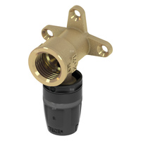 Kolano naścienne 90' TECE logo dwuczęściowy, mosiądz, 20 mm x 1/2'' (pz x GW)