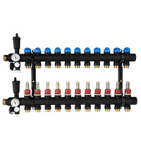 Rozdzielacz do ogrzewania podłogowego AFRISO ProCalida EF1 11-obieg. poliamid GZ 1'' x euroconus 3/4''