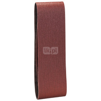 3-częściowy zestaw taśm szlifierskich do szlifierek taśmowych, wersja czerwona K = 60