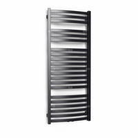 CONCEPT Grzejnik łazienkowy Sydney 1460/600, 751W, czarny mat, podł. ZS