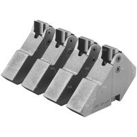 Noże grzebieniowe HSS  + Mocowanie NPT 1/2-3/4, Zestaw REMS NPT