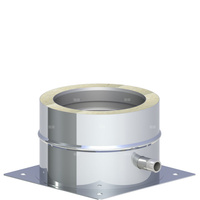 Płyta fundamentowa z odpływem skroplin w bokmontaż na cokole fi 200mm montaż na cokole fi 200mm