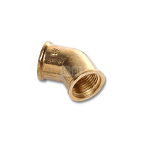 Kolano 45' SANHA 615, mosiądz, 1/2'' (GW x GZ)